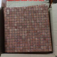 piastrelle rosso Verona tozzetti 1,5x1,5cm 29x29
