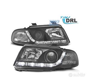 FARI AUDI A4 B5 99-01 LUCE DIURNA REALE SFONDO NER