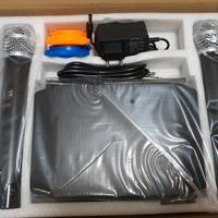 2 Microfoni Wireless Professionali UHF VHF DJ