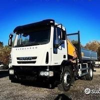 Iveco Eurocargo 160e24 k gru e ribaltabile