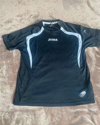 Maglietta Joma Nera Bambino 12 anni