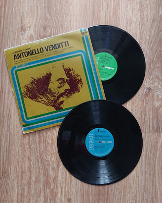 Coppia dischi in vinile 33 giri Antonello Venditti