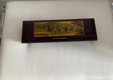 Antica scatola anni 30 portasigarette portagioie