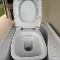 wc sospeso duravit con sedile