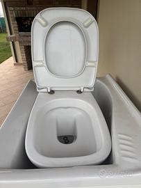 wc sospeso duravit con sedile