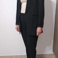 tailleur nero con pantaloni marca d'elle taglia M