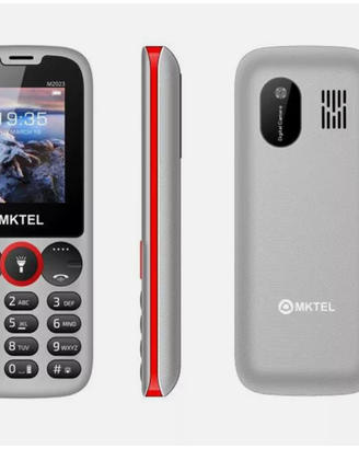 Cellulare MKTEL M2023 Grigio Rosso 1.77" 800 mAh