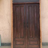 Portoncino ingresso in legno massello