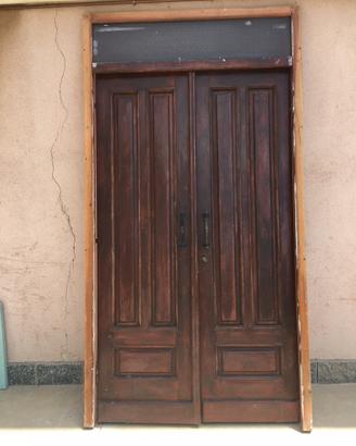 Portoncino ingresso in legno massello