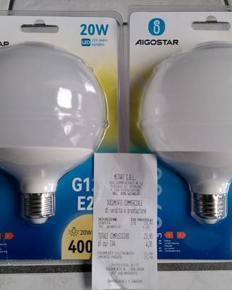Lampada Led Globe Aigostar G120 - luce naturale