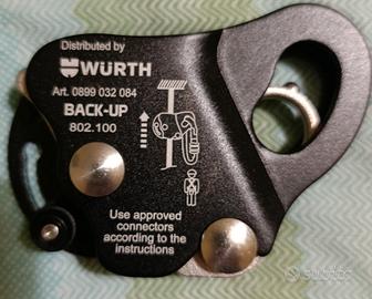 bloccante anticaduta per corde back up