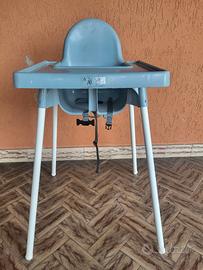seggiolino pappa con vassoio estraibile