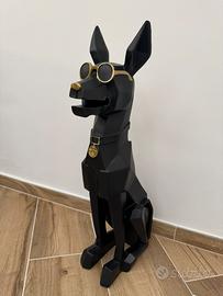 Statua Dobermann in Resina - Arredamento Moderno