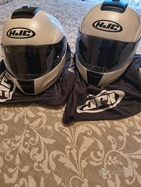 coppia caschi modulari hjc