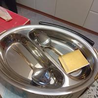 Servizio vassoi da portata in acciaio inox 