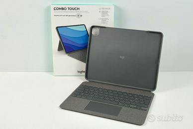 logitech combo touch per ipad pro 12,9 pol 5/6 gen