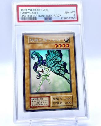 Yu gi oh Fairy's Gift del 1999 PSA 8