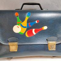 CARTELLA ZAINO SCUOLA MUNARI VINTAGE NUOVA