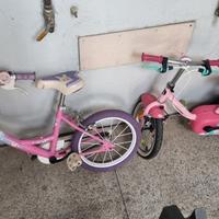 2 Biciclette per bambine insieme o separate