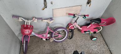2 Biciclette per bambine insieme o separate