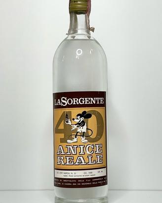 Bottiglia vintage La Sorgente Anice Reale 40