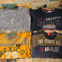 Lotto vestiti bimbo 6 - 7 anni autunno