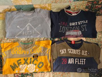 Lotto vestiti bimbo 6 - 7 anni autunno