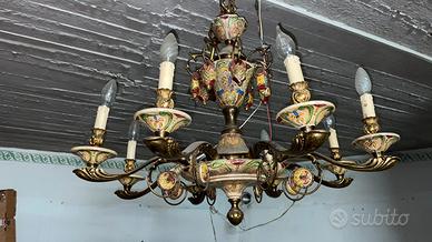 Lampadario stile barocco