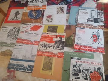 Collezione/collana dischi in vinile letteratura 