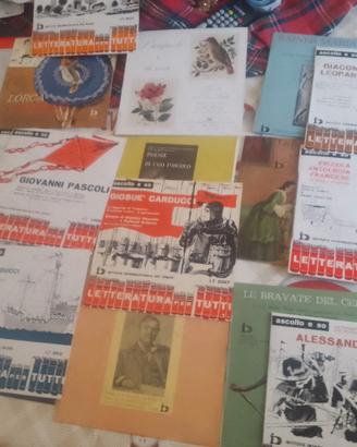 Collezione/collana dischi in vinile letteratura 