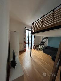 Bilocale+soppalco e balcone zona Navigli Tolstoj