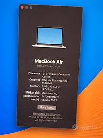 MacBook air 13 intel i5