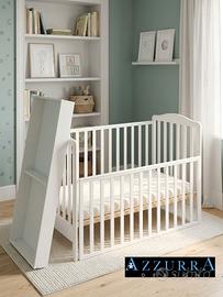 Lettino Azzurra Design Bianco incluso materassino