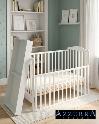 Lettino Azzurra Design Bianco incluso materassino