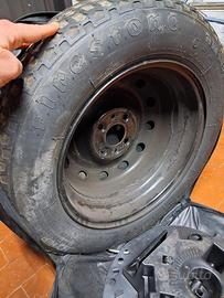 ruotino di scorta 135/80 R14 con kit per cambio ru