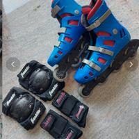 Rollerblades 41/42 gomitiere ginocchiere