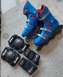 Rollerblades 41/42 gomitiere ginocchiere