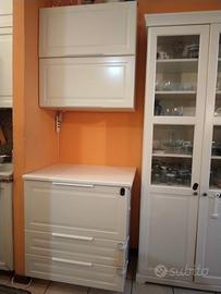 Cassettiera e Pensile IKEA BODBYN Bianco (METOD)