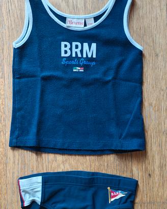  Canotta Brums  + costumino Chicco. 12 mesi