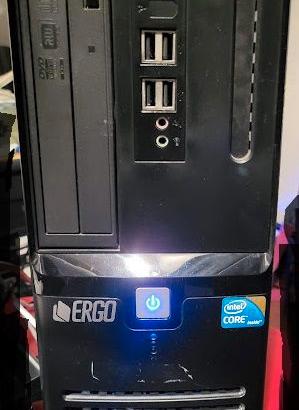PC Intel +  monitor SSD 250gb 8gb ram WIndows11pro