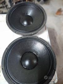 2 mid woofer rcf  l12 p110 ak  riconati nuovi  