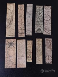 Set adesivi vintage stickers viaggio scrapbook