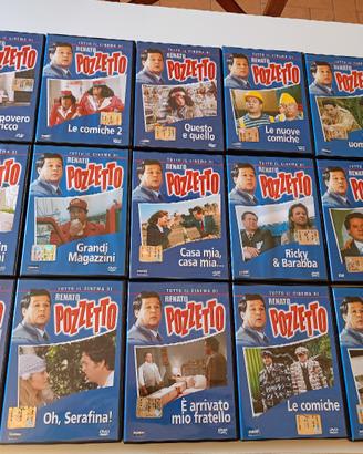 Lotto dvd originali film comici all'italiana 