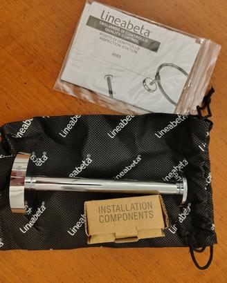 Portarotolo Lineabeta Duemila cromato Nuovo