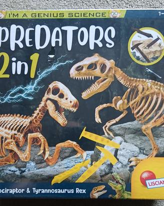 Gioco Predators 2 in 1 di Lisciani (sigillato)