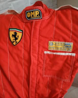Tuta OMP omologata taglia 50 Ferrari