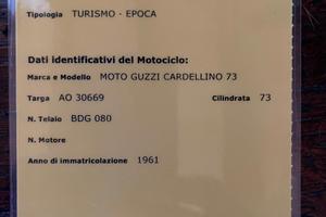Moto Guzzi Cardellino 73