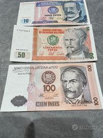 Banconote banca central del Peru