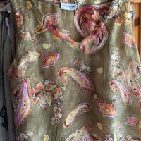 Top e camicia in seta vintage