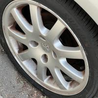 Ruote 205/45 R16 nuove + cerchi originali 206cc